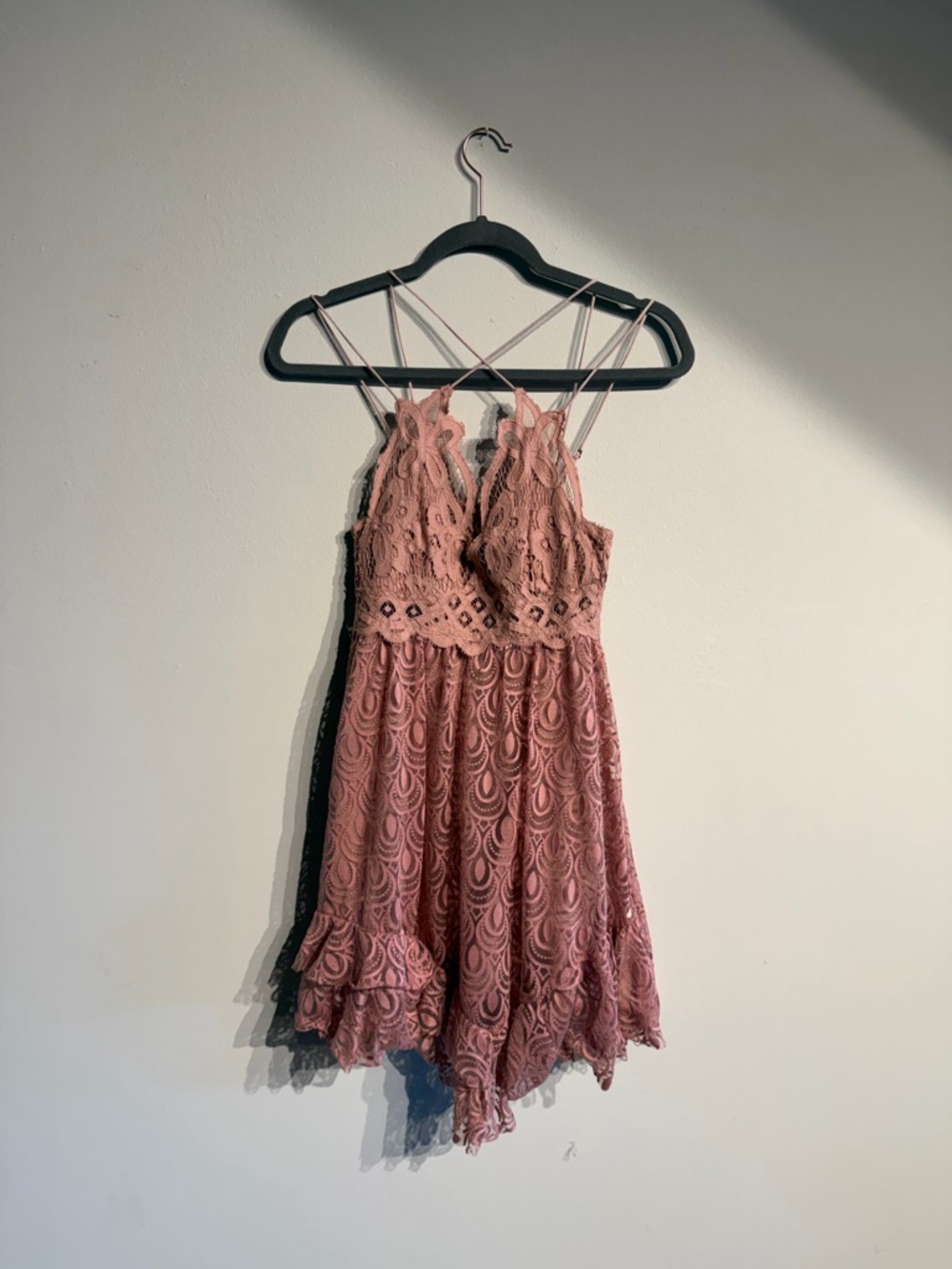 Free People Adella Slip Dress Rose